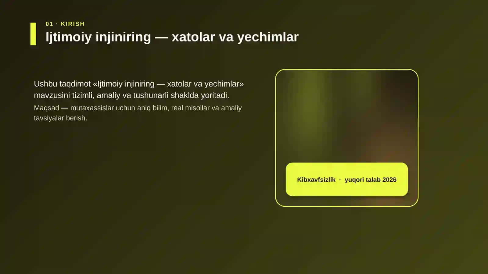 Ijtimoiy injiniring — xatolar va yechimlar 4
