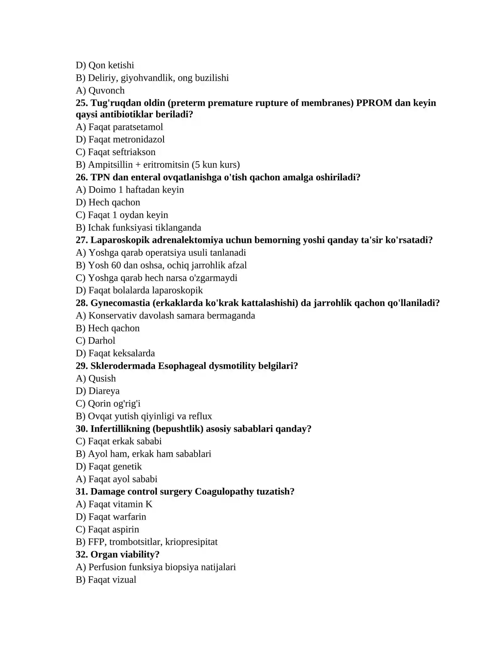 Narkologiya testlari 4
