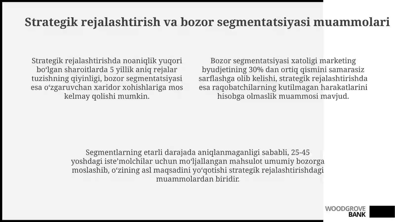 Boshqaruv va Marketingdagi Asosiy Muammolar 4