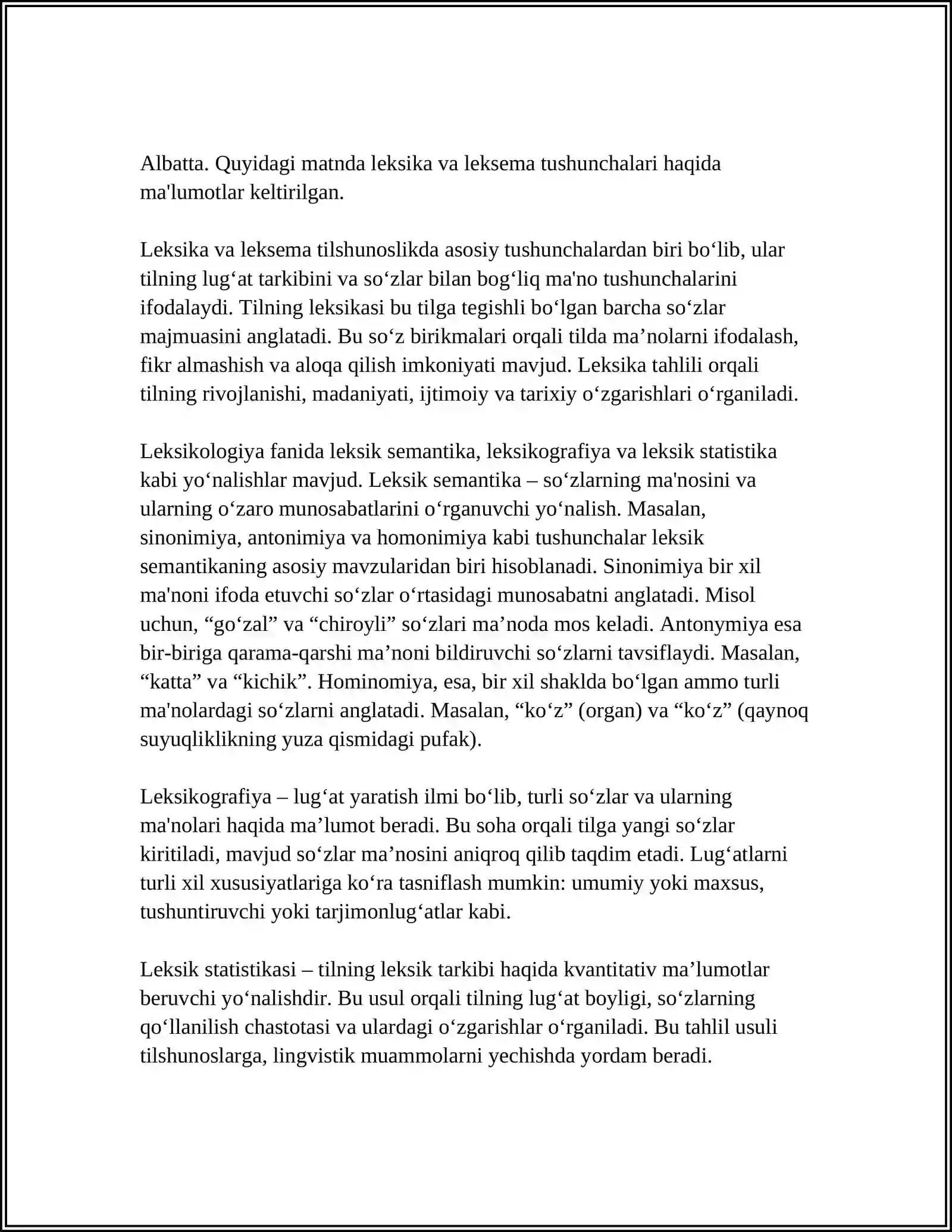LEKSIKOLOGIYA 4