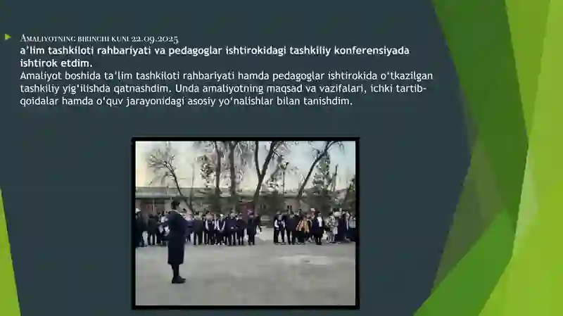 Malakaviy amaliyot hisoboti 4