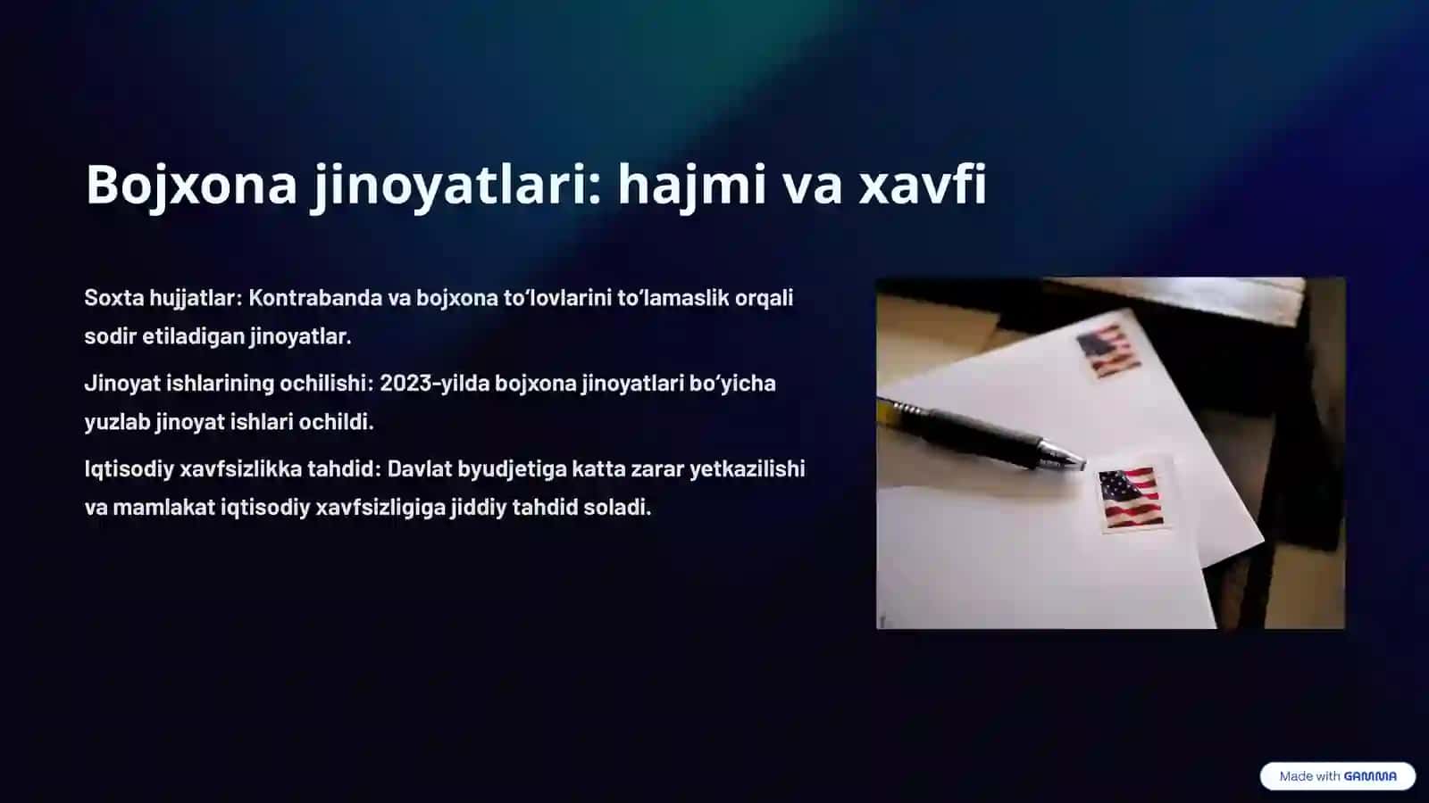 Bojxona organlarining huquqni muhofaza qilish faoliyatini amalga oshirishdagi roli 4