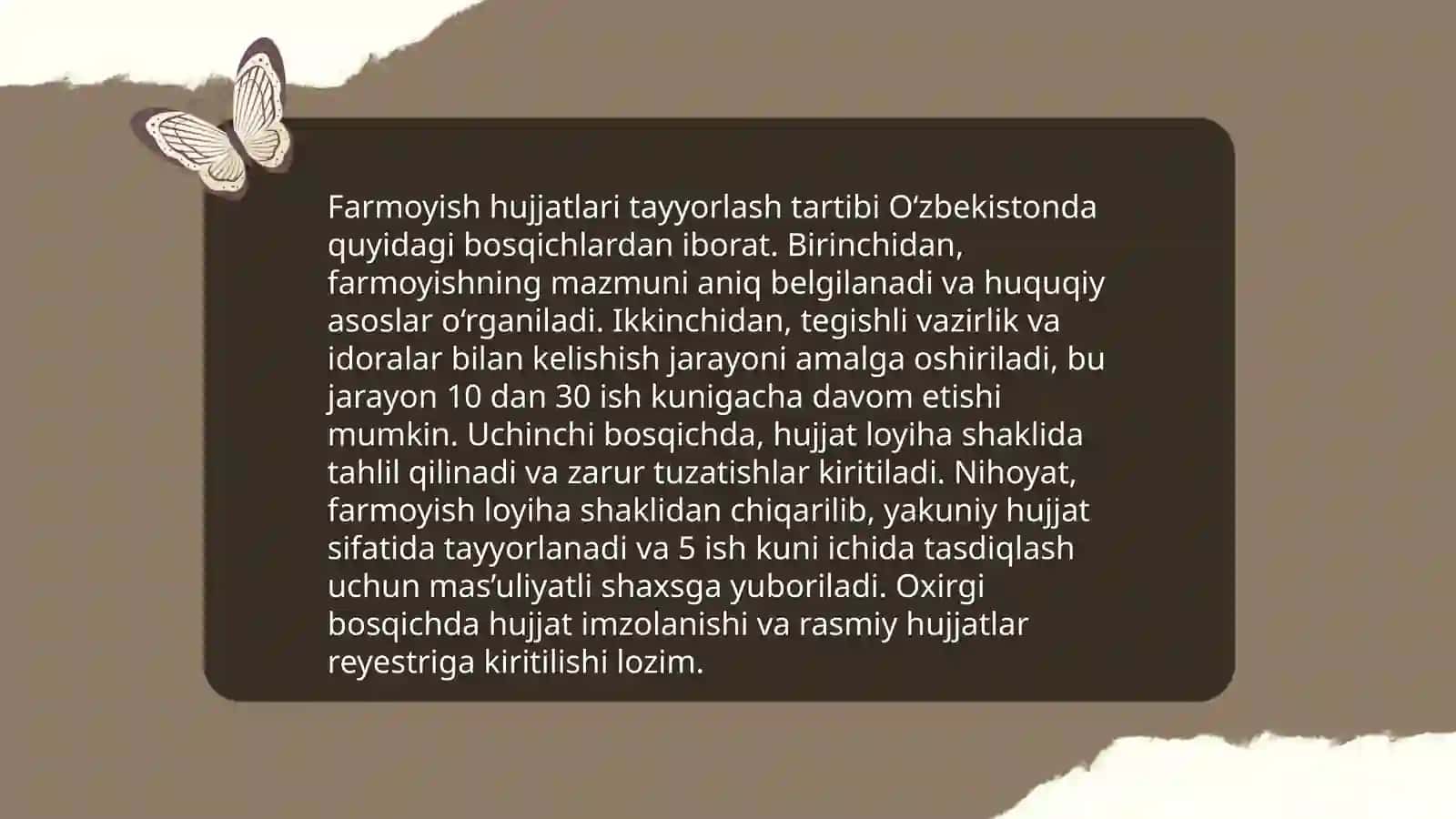 Farmoyish hujjatlari 4