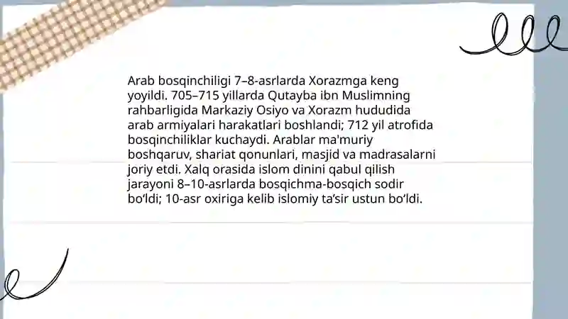 Xiva xonligining tashkil topishi 4