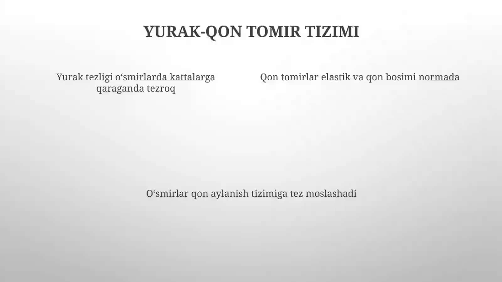 Oʻsmirlarda yurak-qon tomir va nafas olish tizimlarining funksional xususiyatlari 4