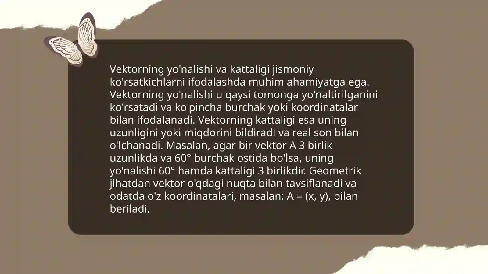 Vektorlar asoslari 4