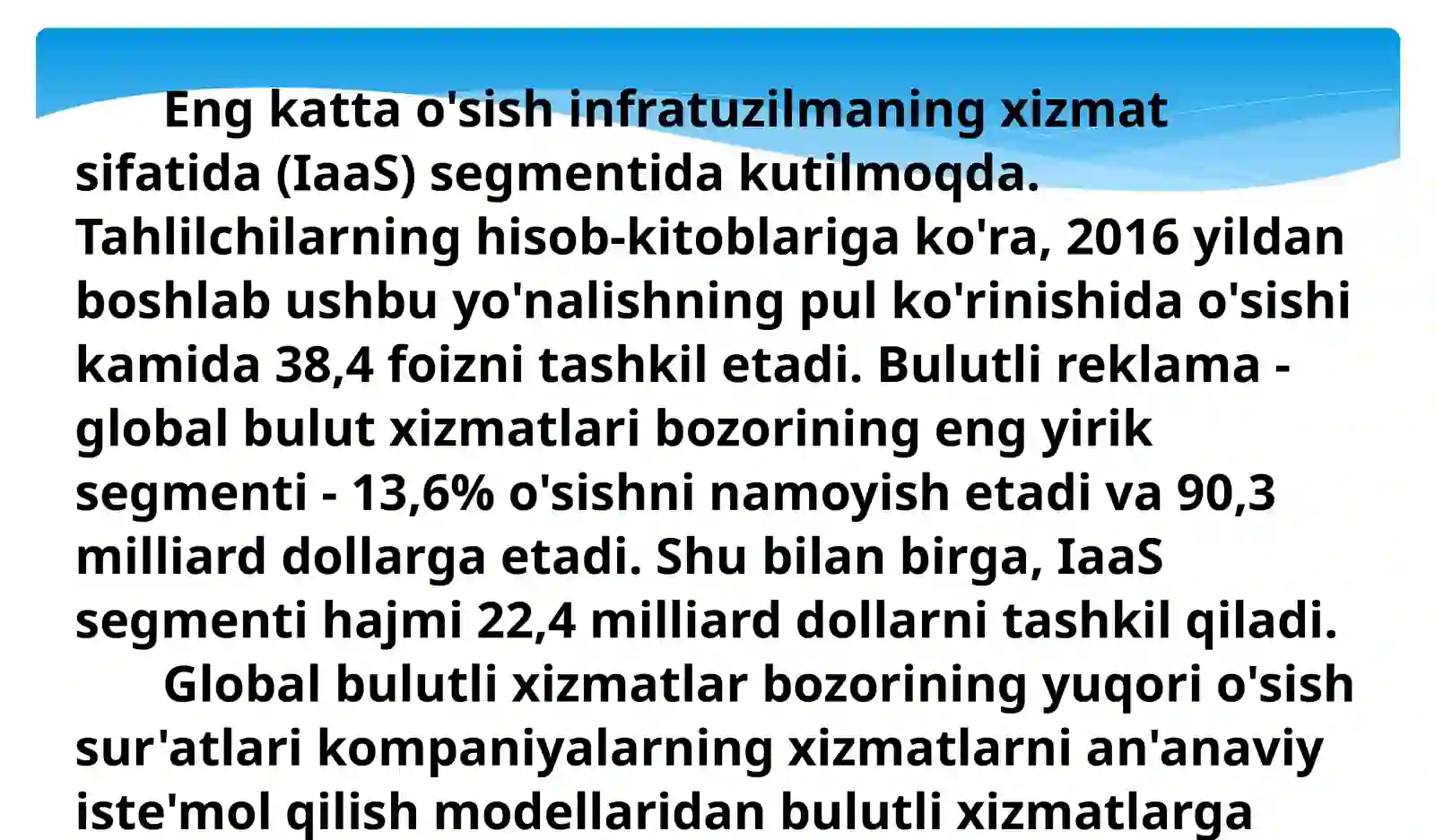 Bulutli hisoblashlar va servislar 4
