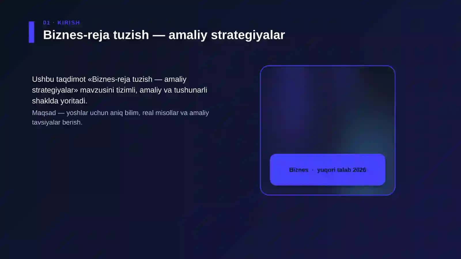 Biznes-reja tuzish — amaliy strategiyalar 4