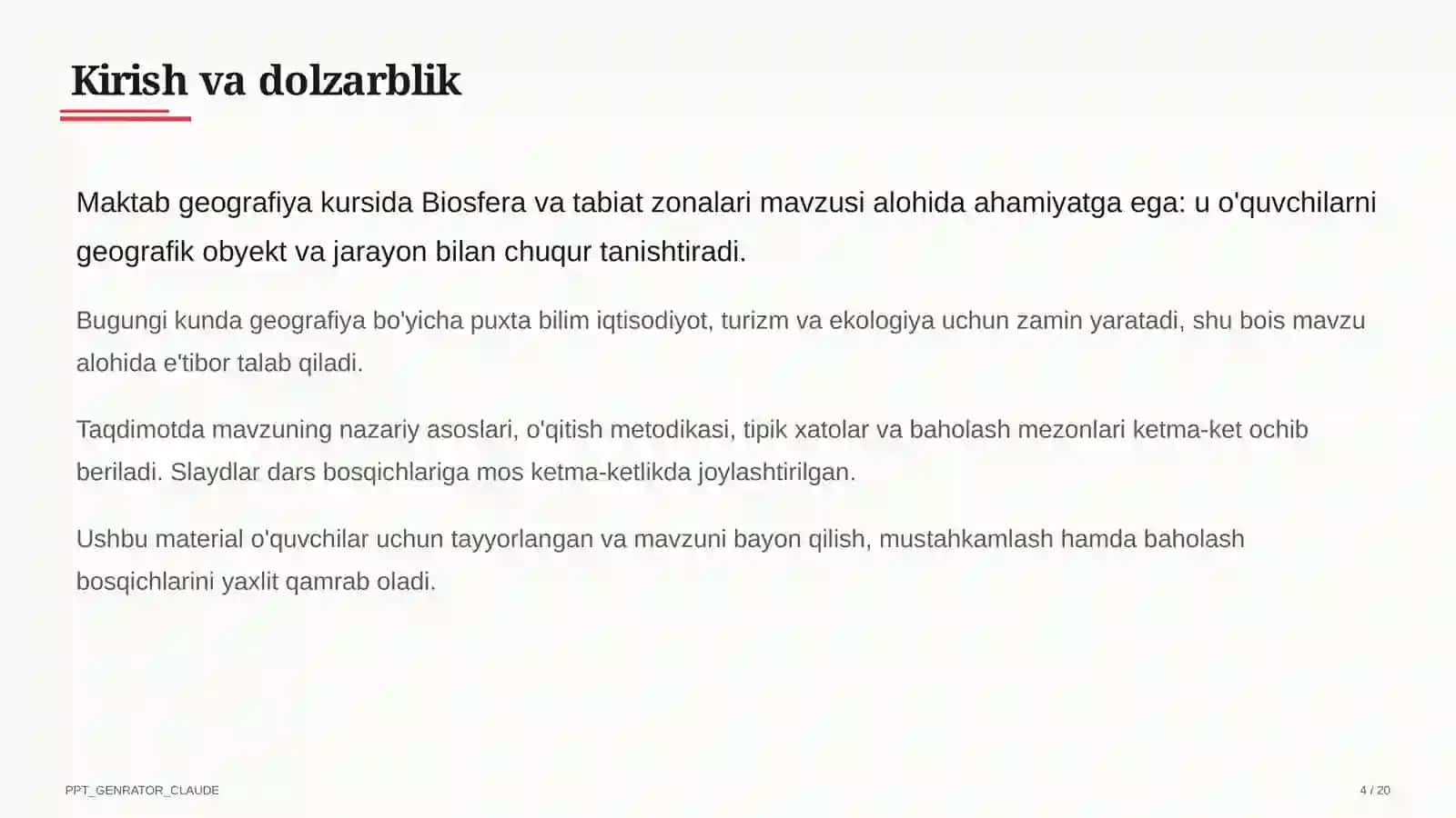 Biosfera va tabiat zonalari (6-sinf) 4