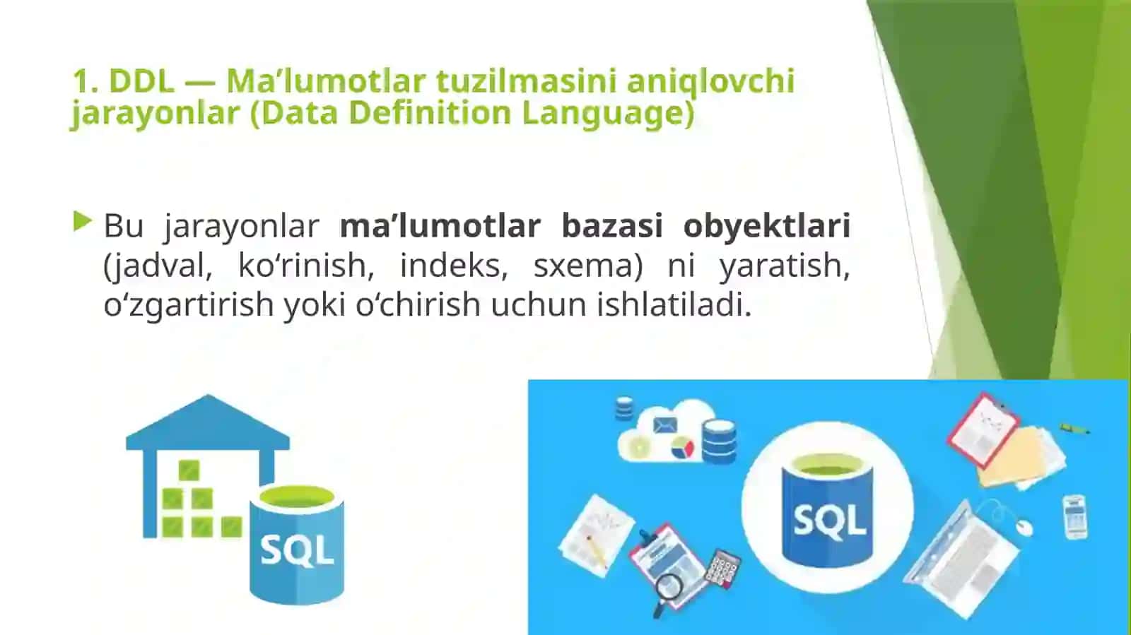 SQL da jarayon va standart funksiyalar 4