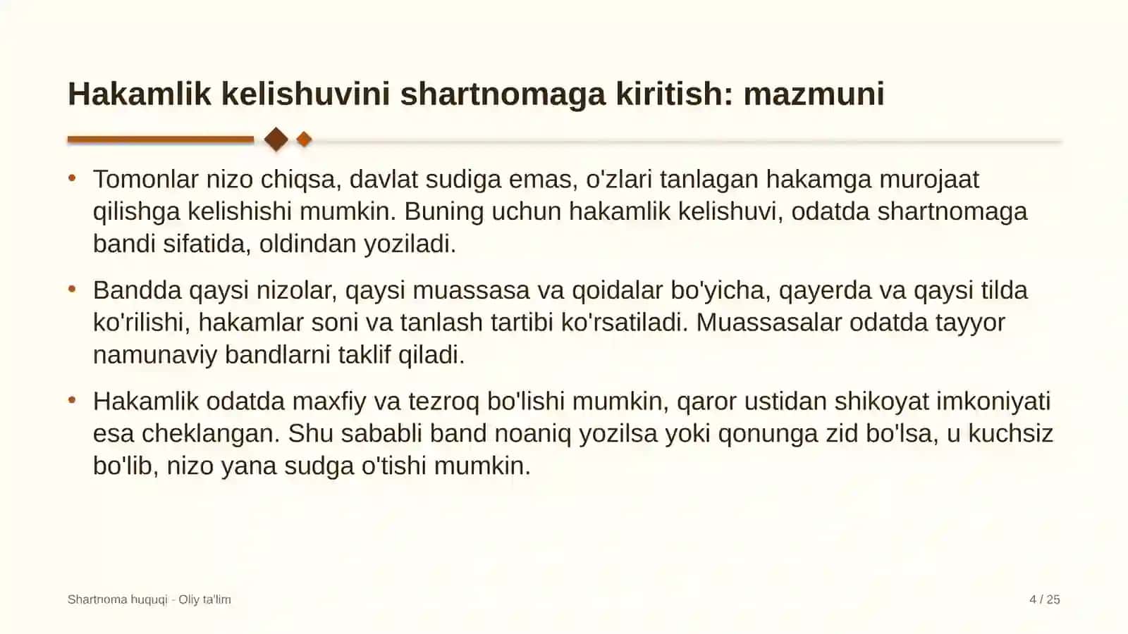 axborot texnologiyalari sohasida hakamlik kelishuvini shartnomaga kiritish 5371 4