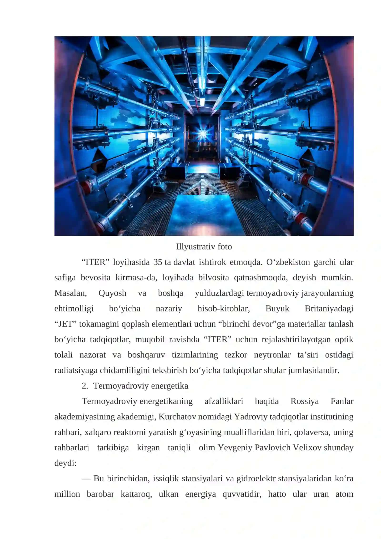 Termoyadroviy reaksiyalar, yulduzlar energiyasi 4