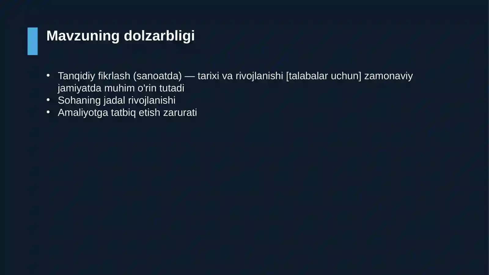 Tanqidiy fikrlash (sanoatda) — tarixi va rivojlanishi [talabalar uchun] 4