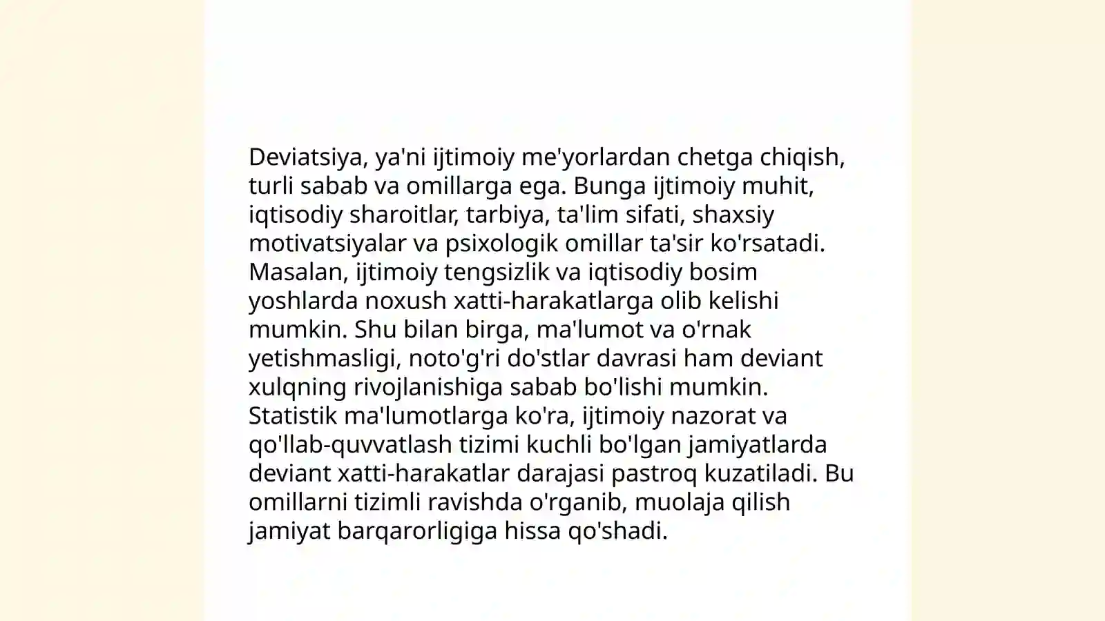 Deviatsiya va uning turlari 4