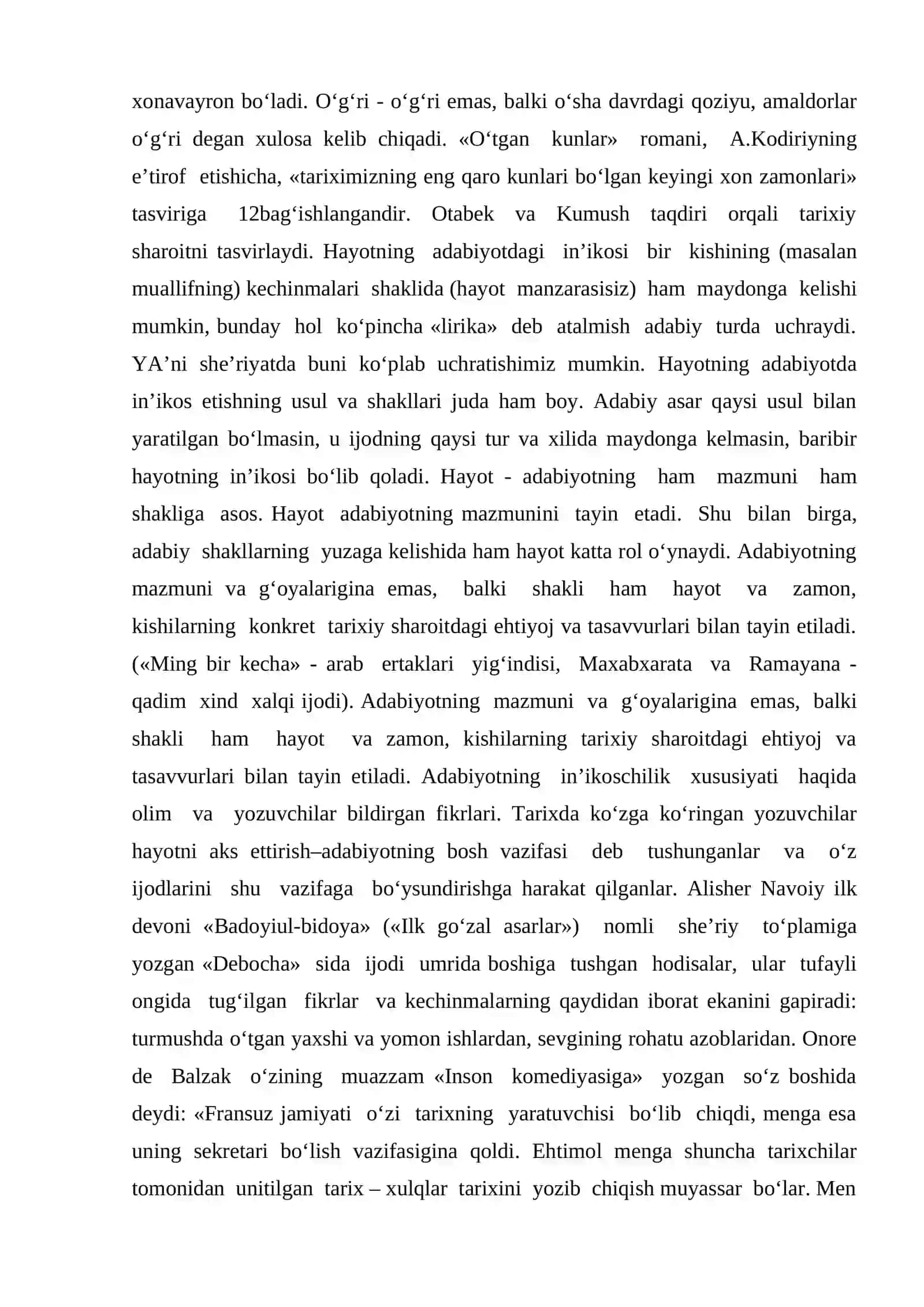 Adabiyot-ijtimoiy ongning o‘ziga xos sohasi va ijtimoiy taraqqiyotning qudratli omili sifatida 4
