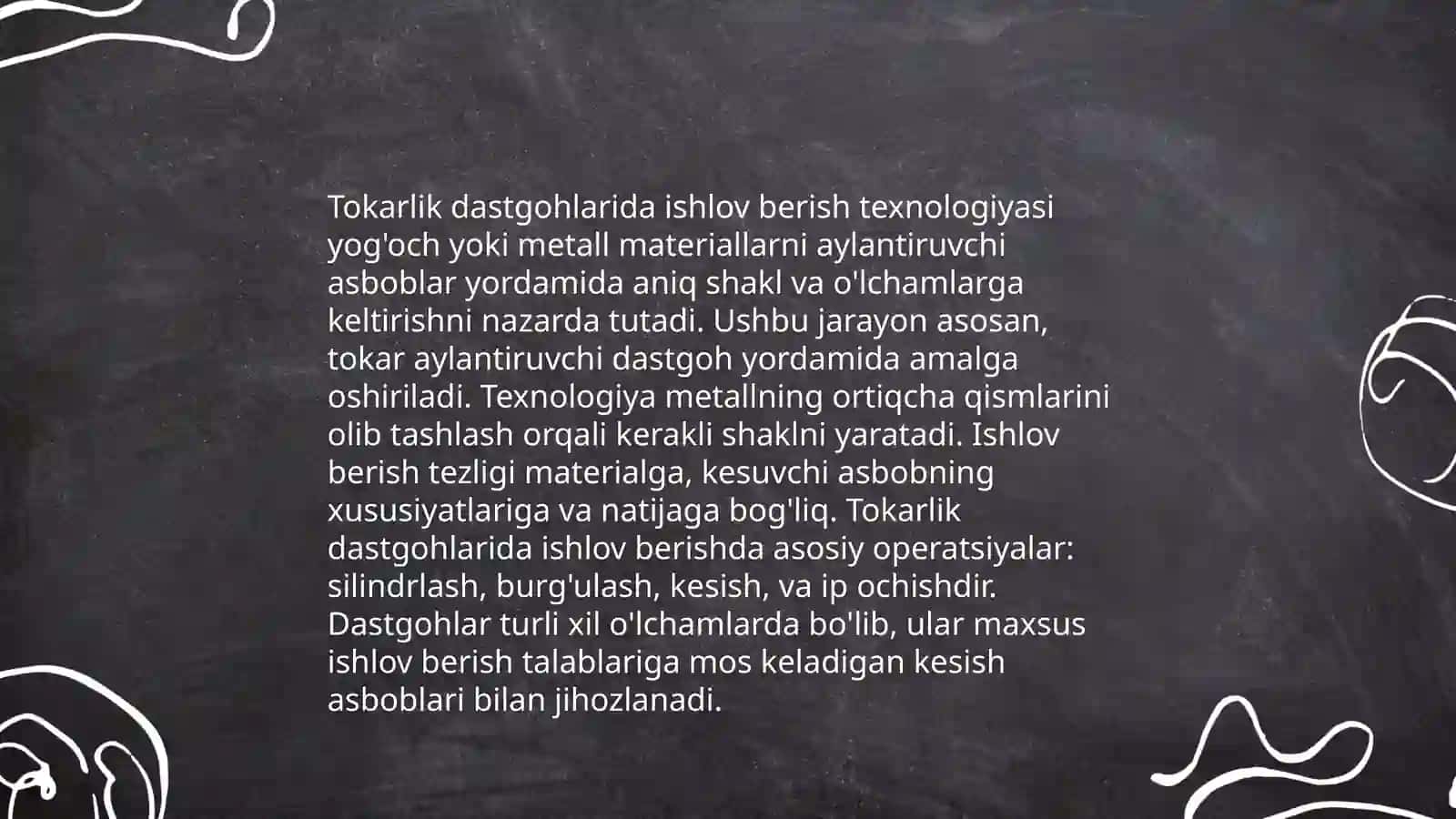 Tokarlik dastgohlarida ishlov berish jarayonini yuklanish bo‘yicha stabillovchi ABT ishlab chiqish 4
