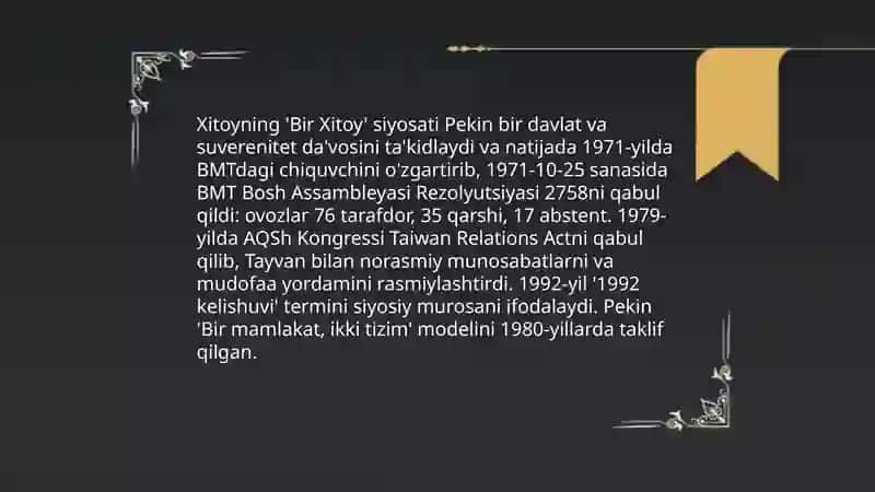 Xitoy-Tayvan mojarosi 4