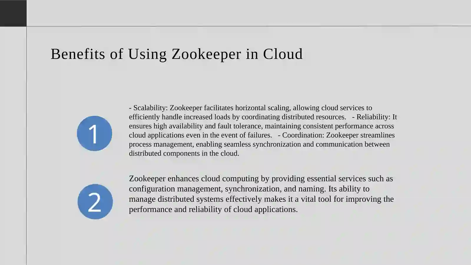 Zookeeper in cloud computing 4
