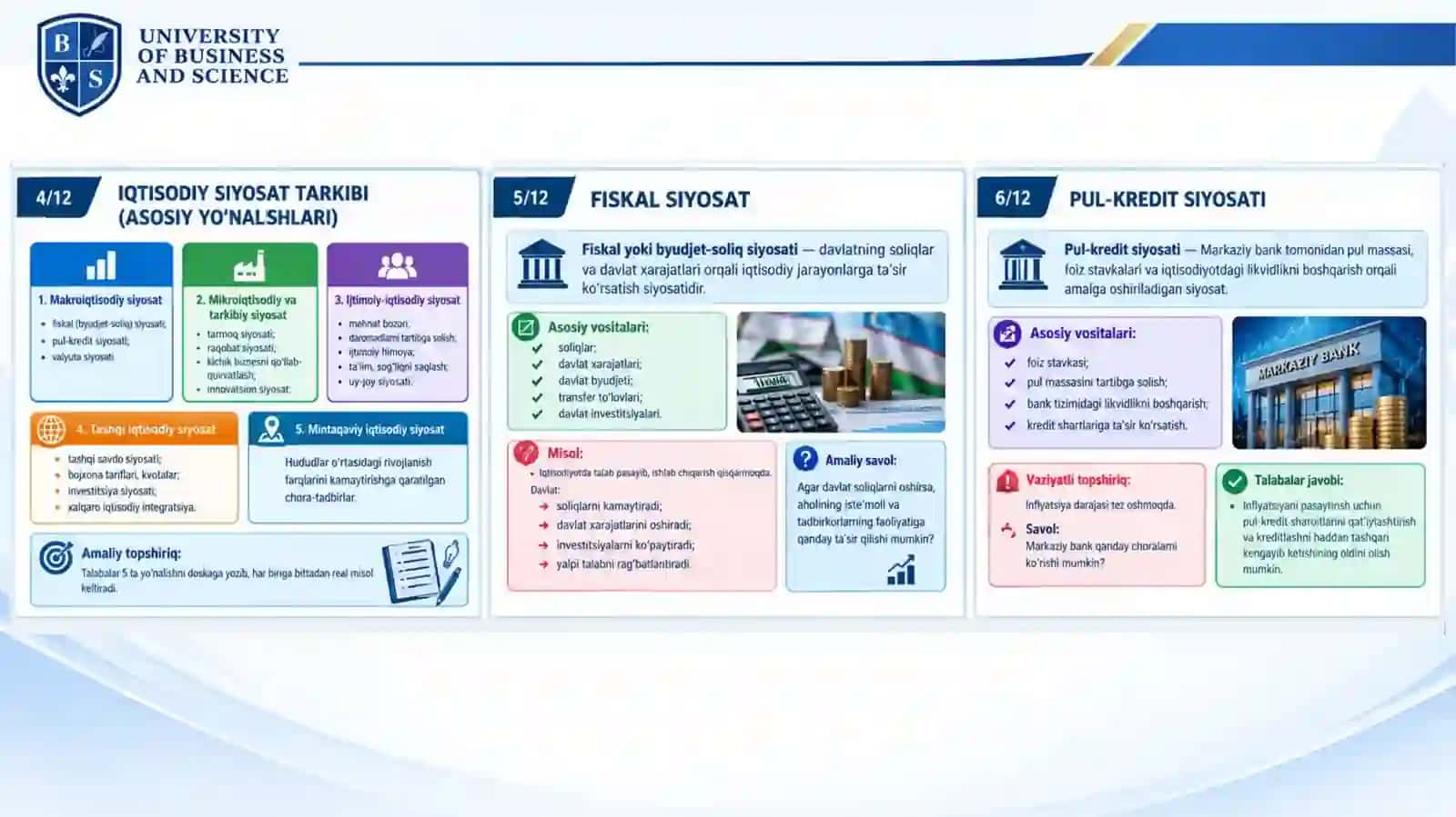 IQTISODIY SIYOSAT ASOSLARI VA TARKIBI 4