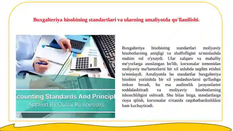 Buxgalteriya hisobini tashkil qilishning huquqiy va me'yoriy asoslari 4