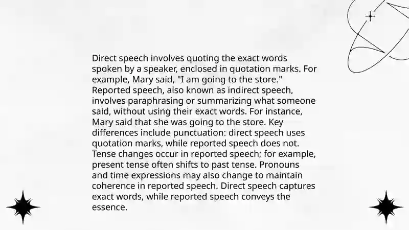 Reported Speech 4