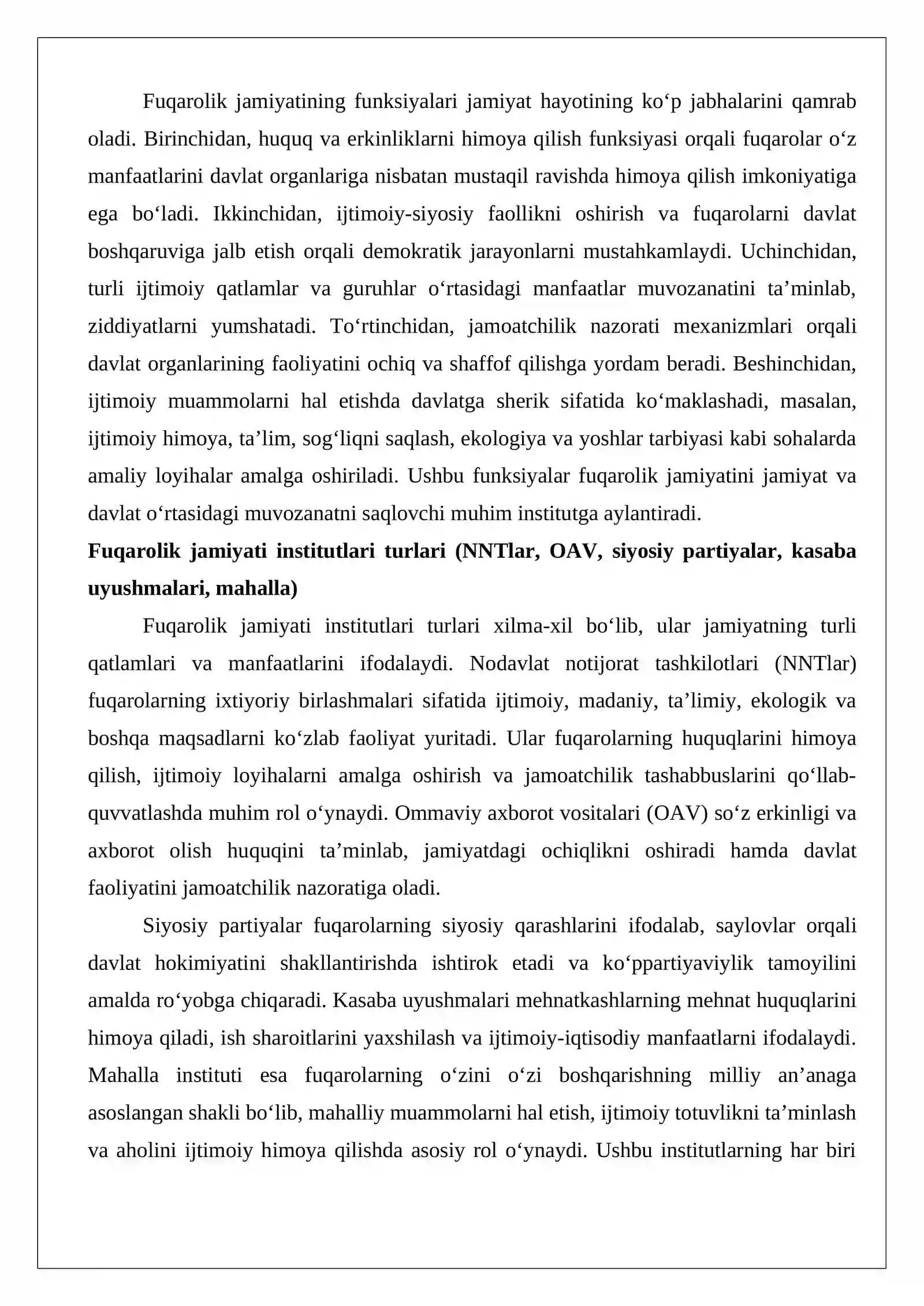 Fuqarolik jamiyati institutlari 4