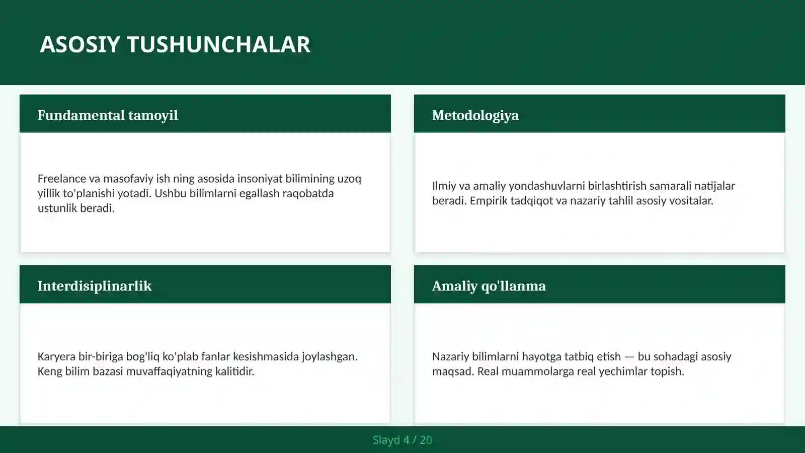 FREELANCE VA MASOFAVIY ISH 4