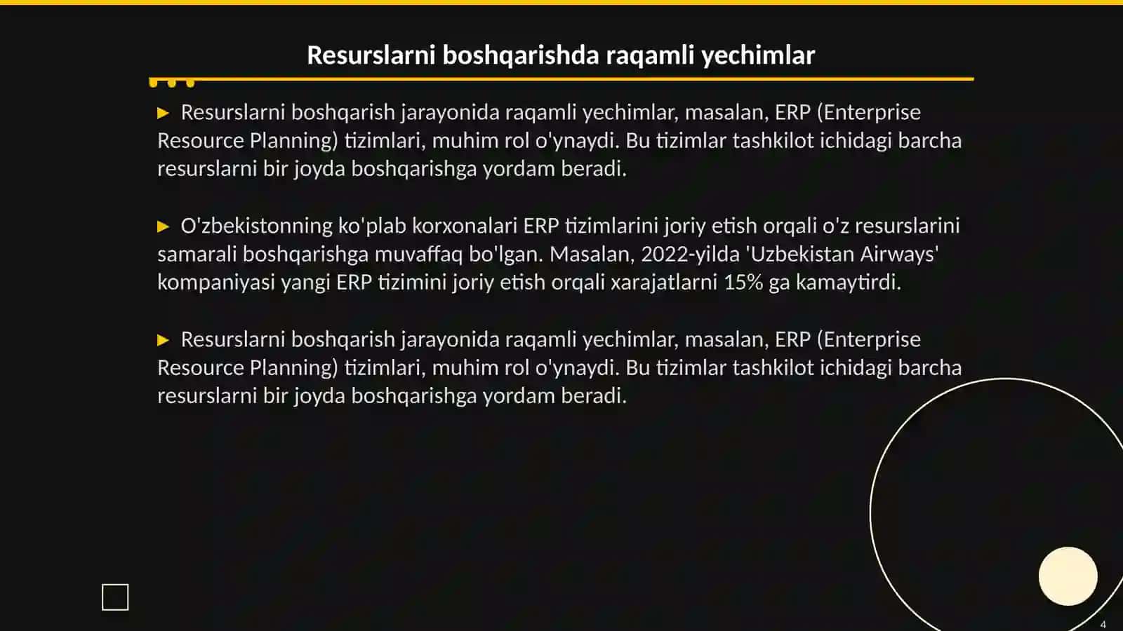Raqamli dasturlar va ularning ta'rifi 4