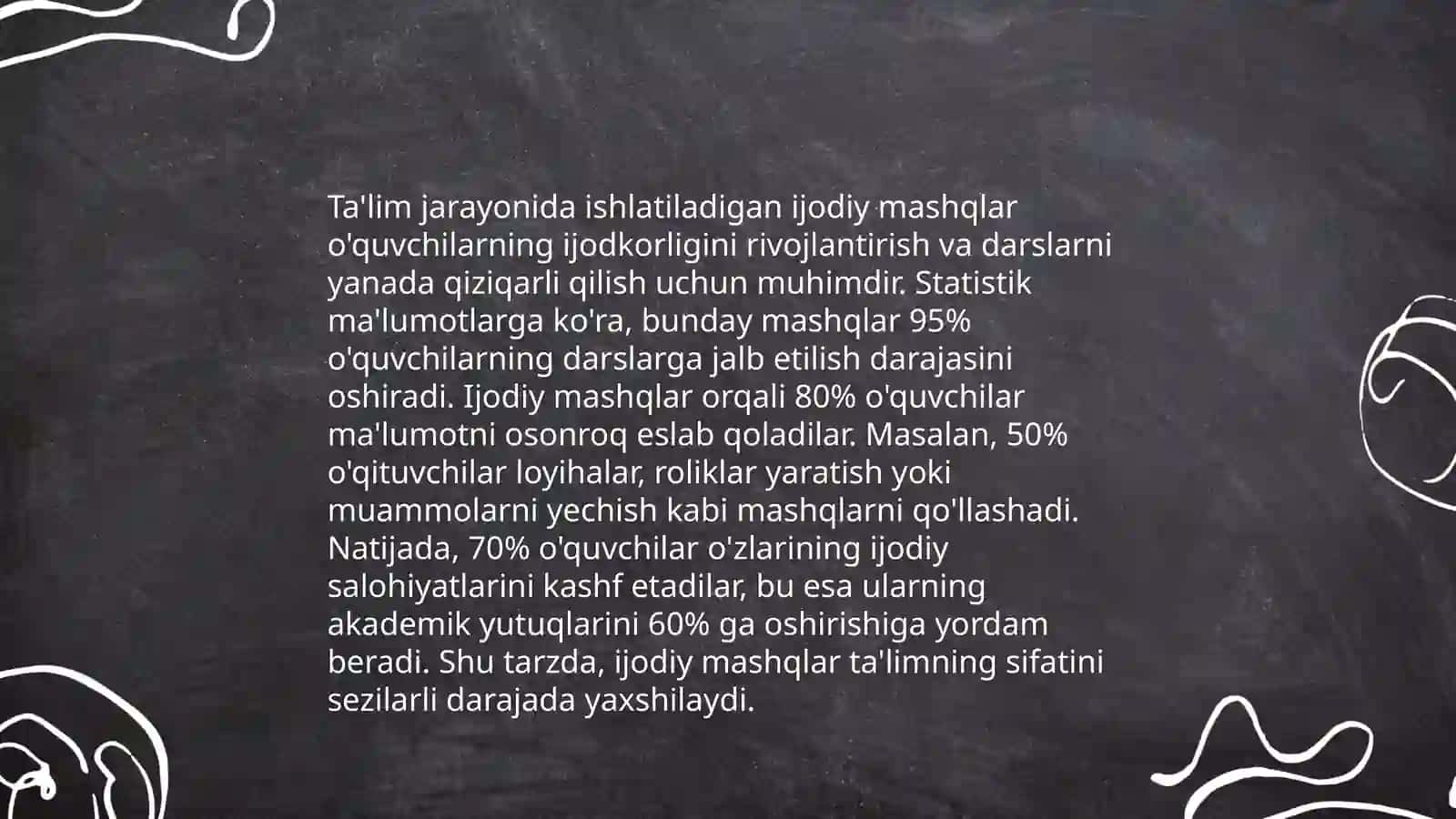 Kimyoni oʻqitishda ijodiy oyin ishbilarmonlar oʻyini va oʻyin mashiqlardan foydalanish 4