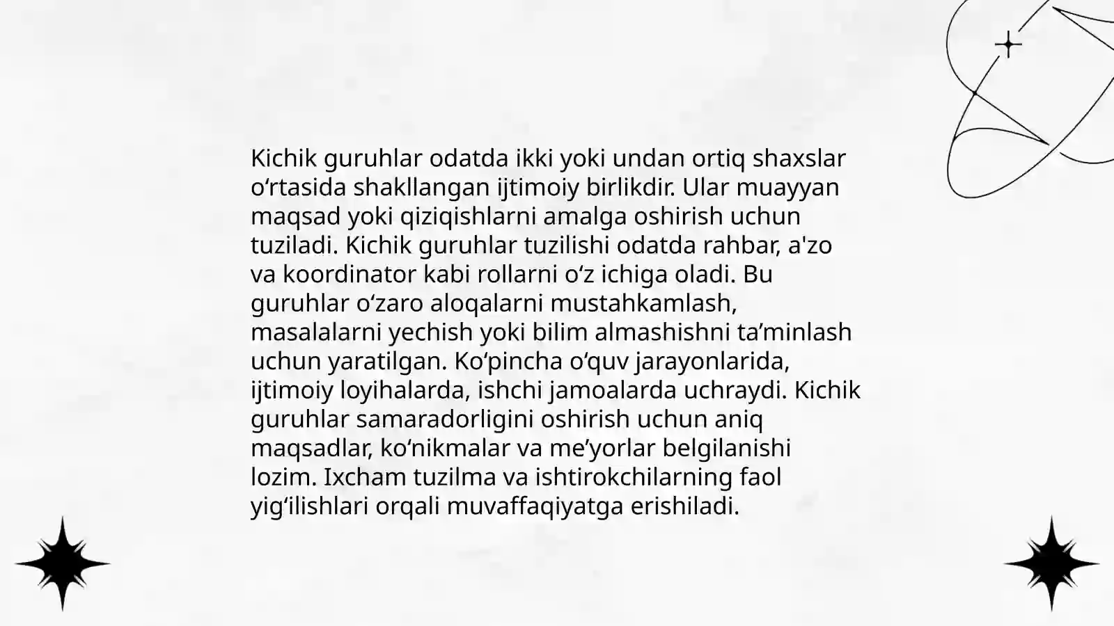 Katta va kichik guruhlar psixologiyasi 4