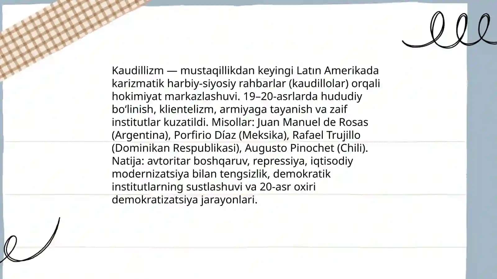 Lotin Amerikasi mamlakatlari siyosiy ijtimoiy -iqtisodiy rivojlanishining asosiy yònalishlari 4