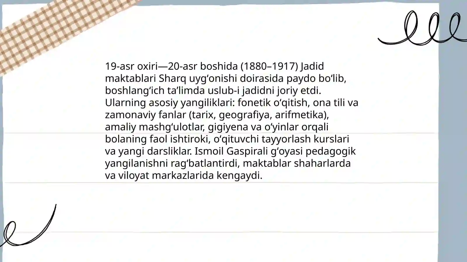 Sharq uygonish davrida boshlangʻich ta‘limga oid pedogogik fikirlarning rivojlanishi 4