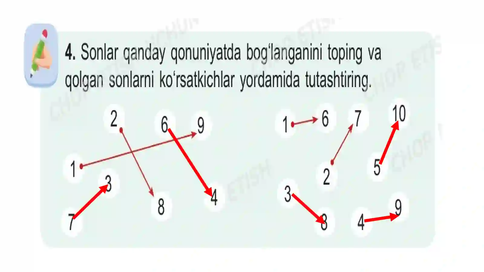 Matematika 1- sinf: 28-dars 4