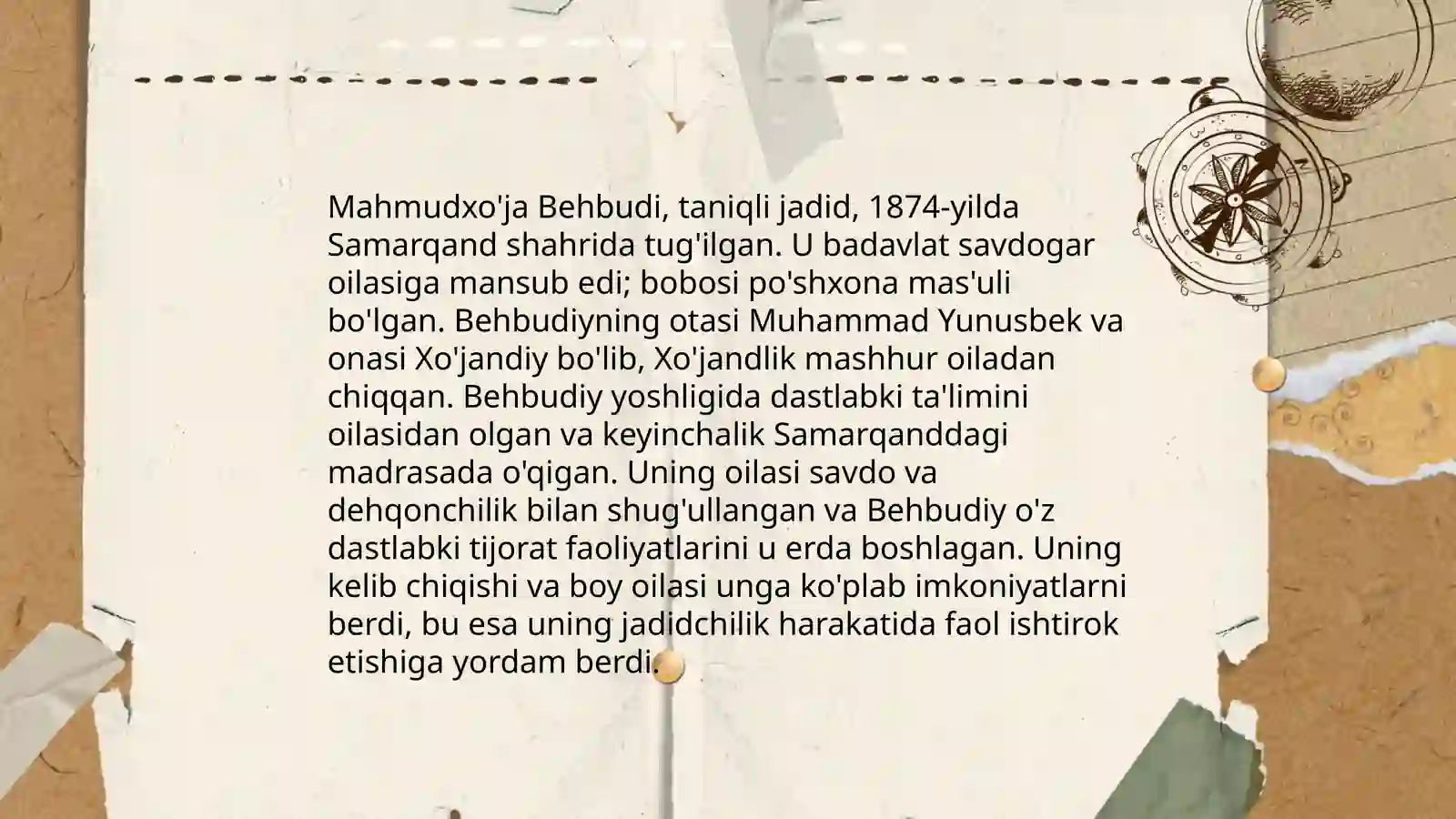 Behbudiy hayoti 4