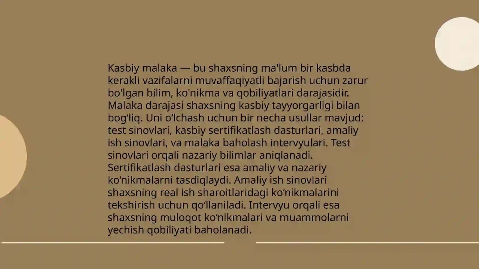 Kasbiy Kampetensiya haqida tushuncha bering 4