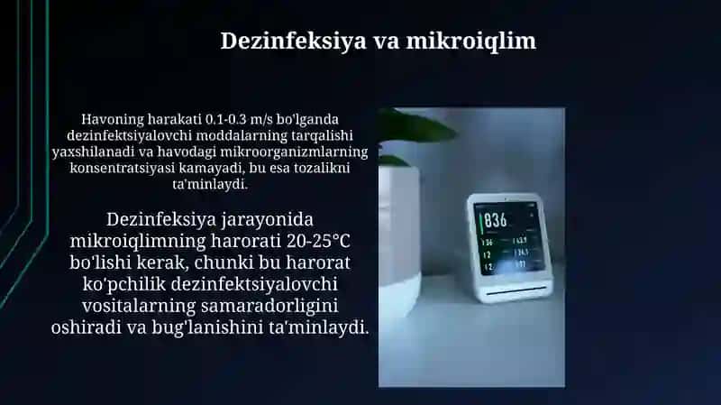 Kasalxona xonalarining mikroiqlimi: gigiyenik ahamiyati 4