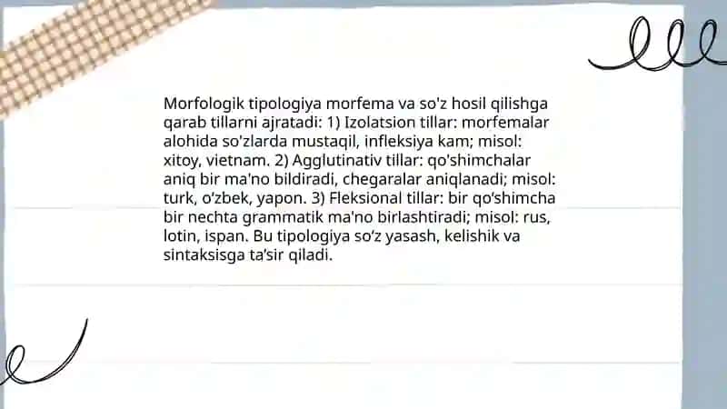 Qiyosiy tipologiya 4
