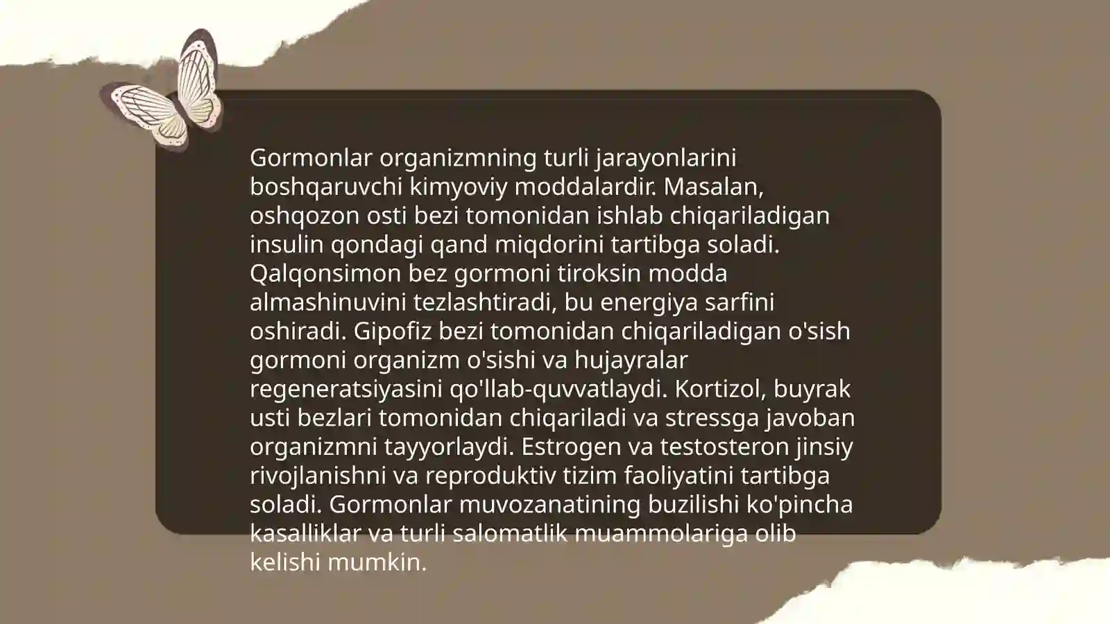 Neytrotransmitterlar va gormonlar 4