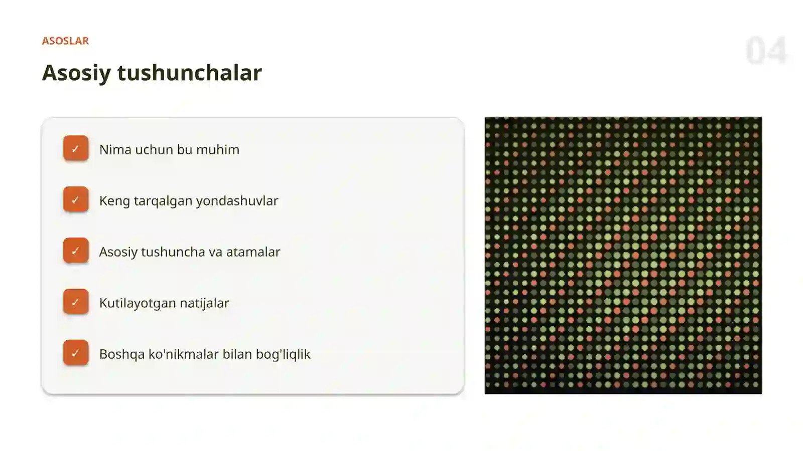 AI MA'LUMOTLAR BILAN ISHLASH 4