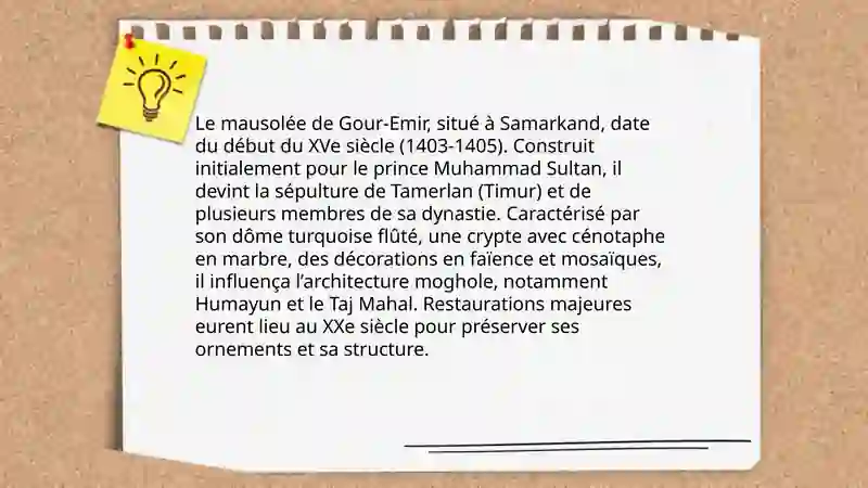 Les monuments de Samarkand 4