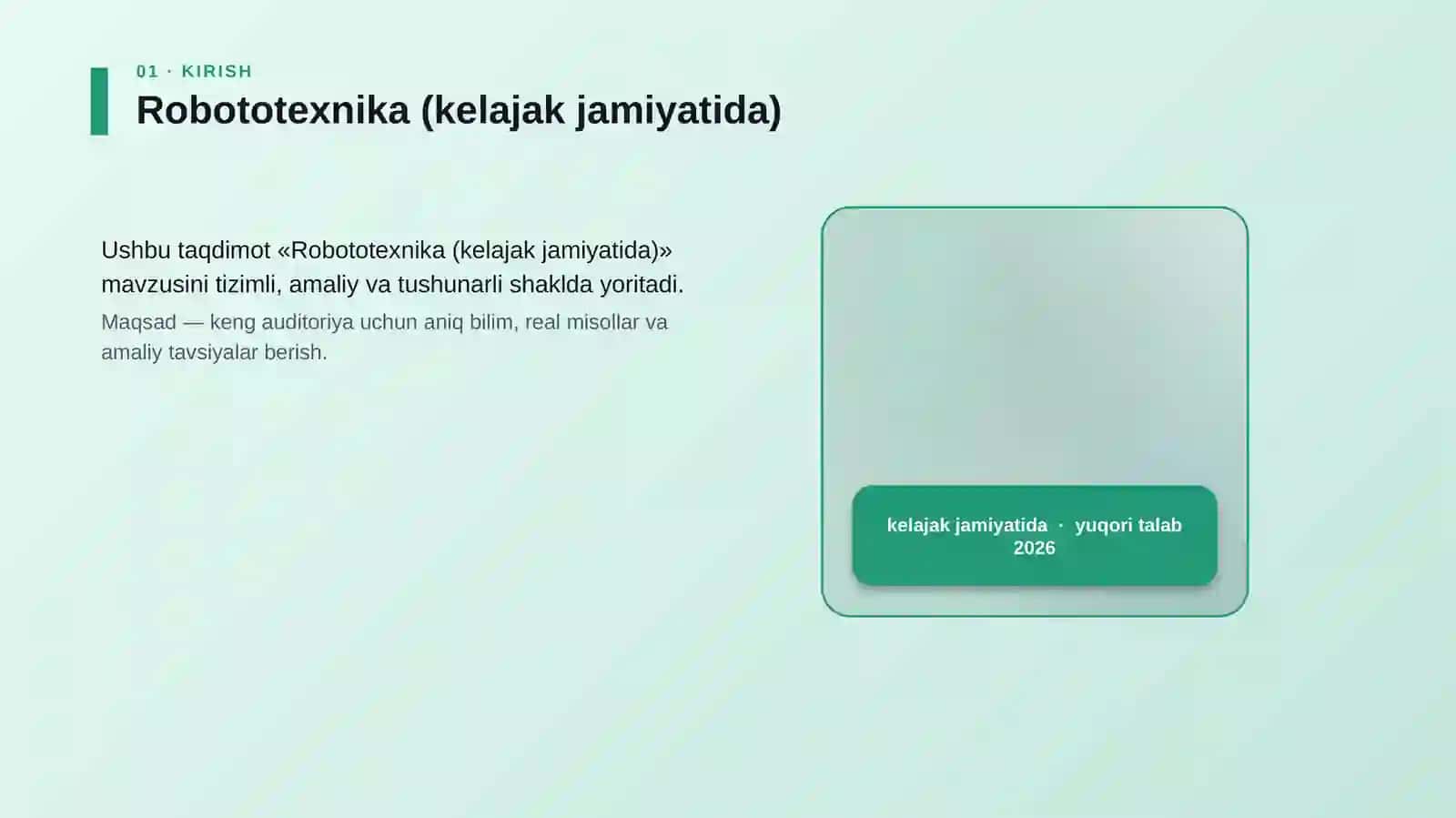 Robototexnika (kelajak jamiyatida) 4