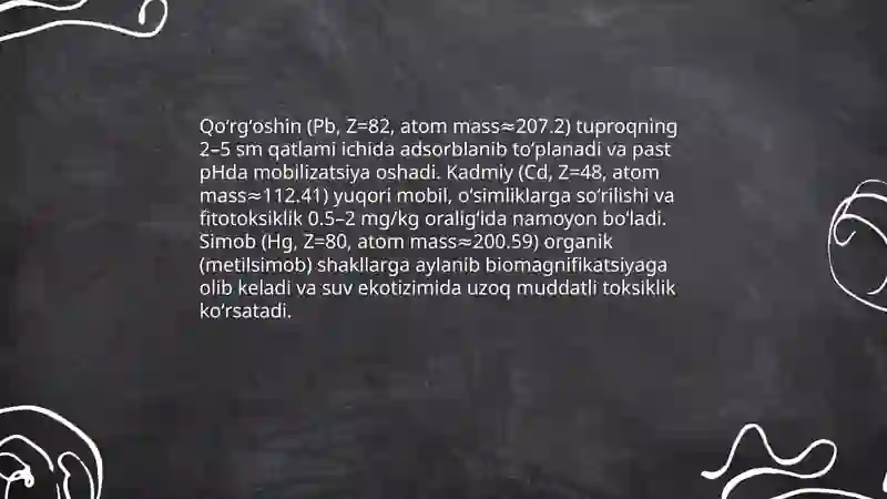 Tuproq va suvning ion birikmalari bilan ifloslanishi 4