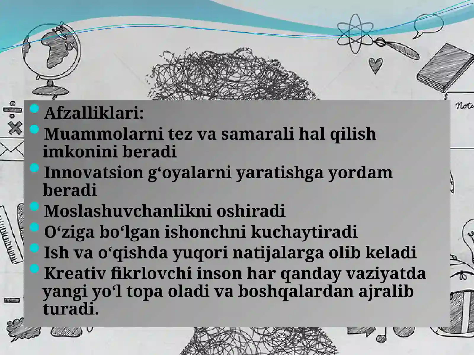 Kreativ fikrlash 4