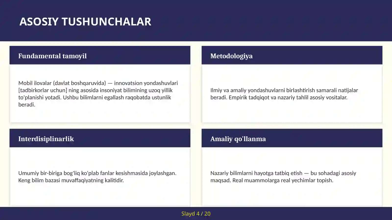 MOBIL ILOVALAR (DAVLAT BOSHQARUVIDA) — INNOVATSION YONDASHUVLARI [TADBIRKORLAR UCHUN] 4