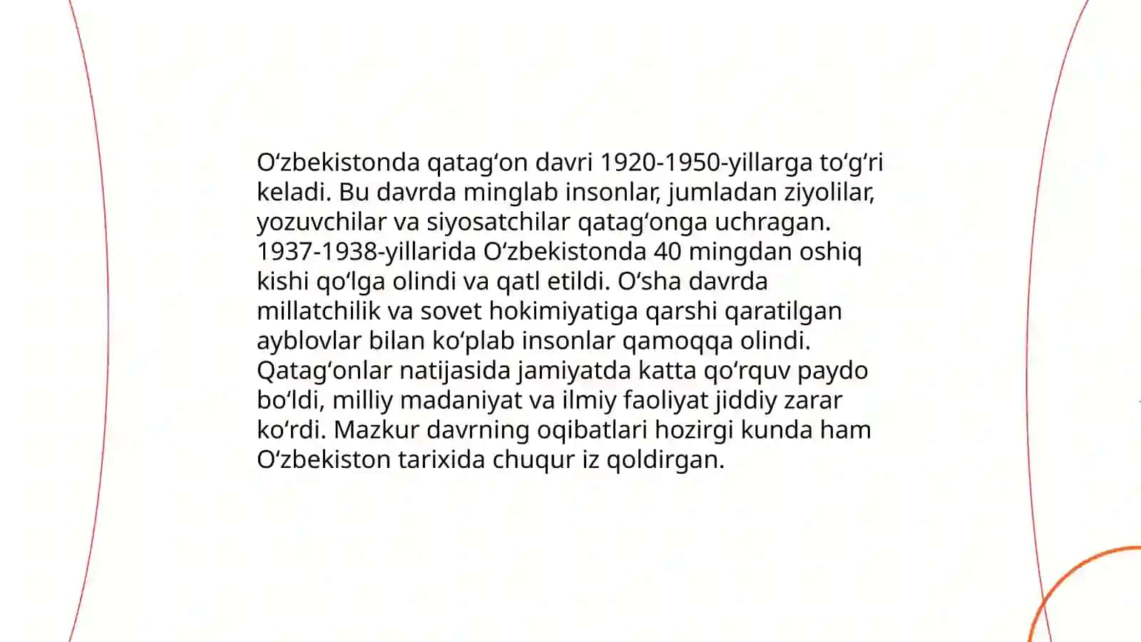 Qatagʻon qurbonlari xotirasi davlat muzeyiga virtual sayohat 4