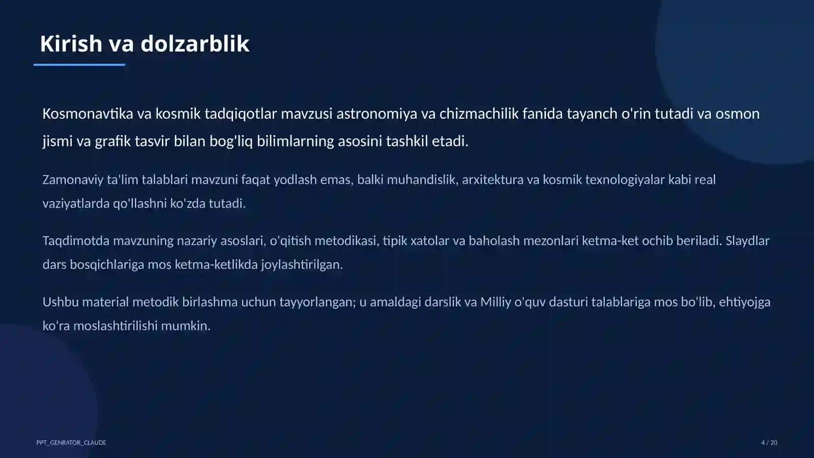 Astronomiya va chizmachilik (8-11) 4
