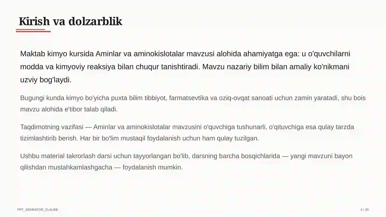 Aminlar va aminokislotalar (11-sinf) 4