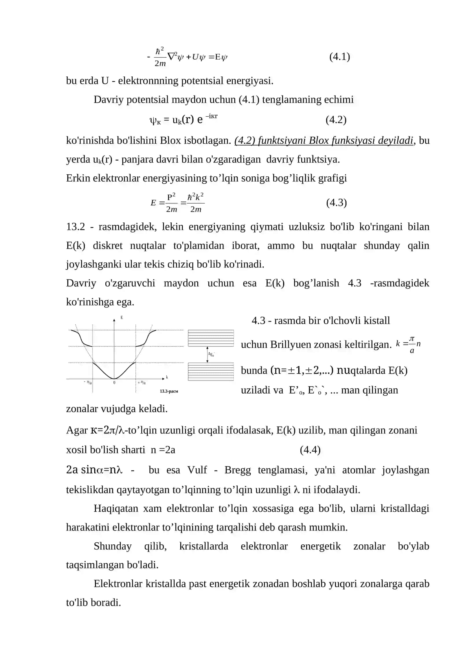 Qattiq jismlarning elektr o'tkazuvchanligi 4
