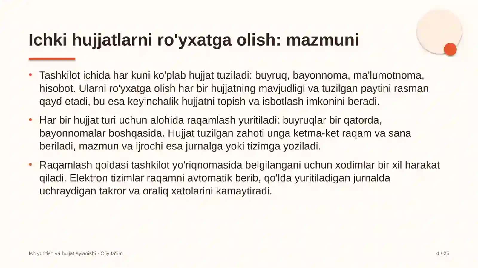 elektr energiyasi bozorida ichki hujjatlarni ro'yxatga olish 1575 4