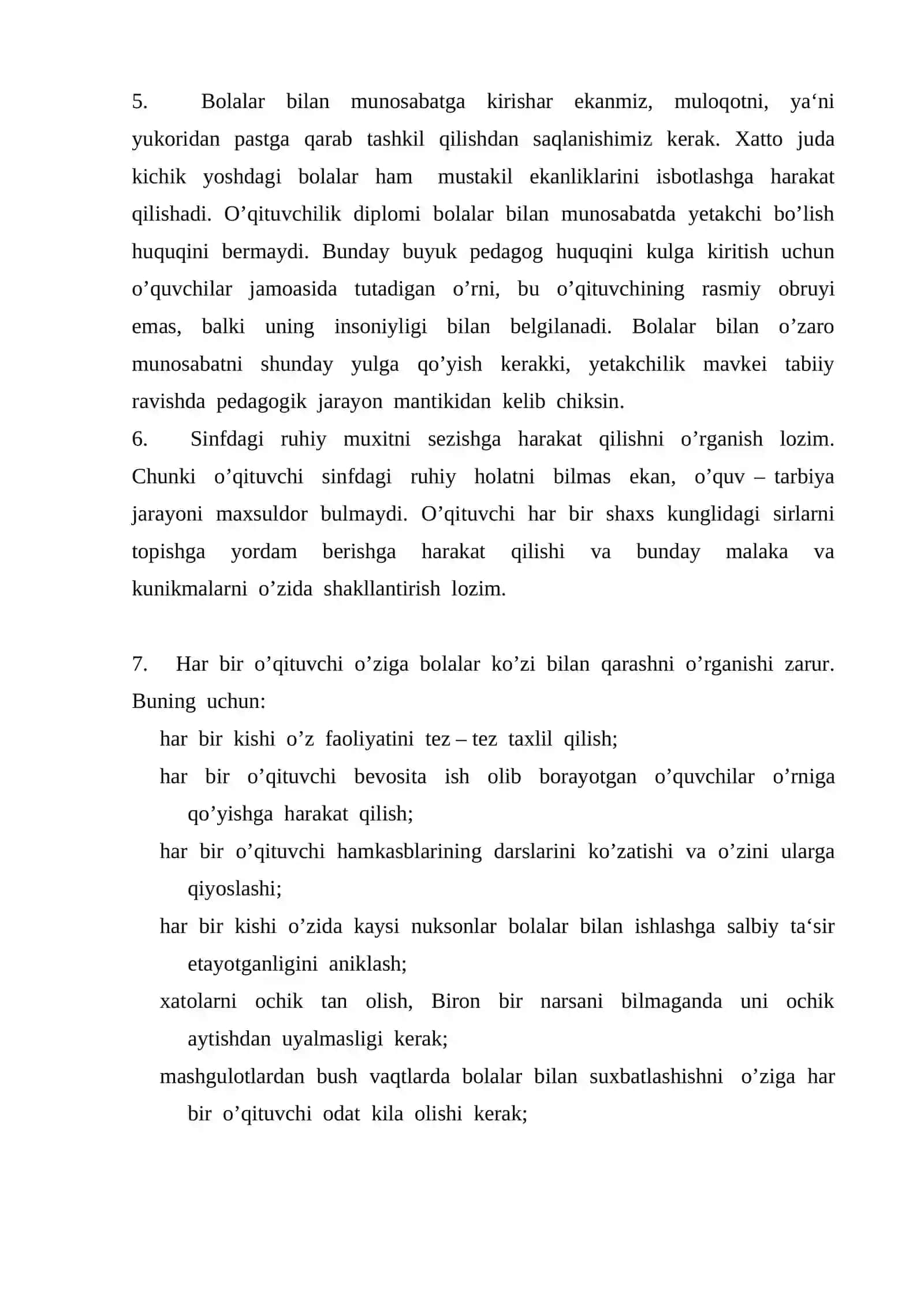 Pedagogik muloqotni tashkil etish 4